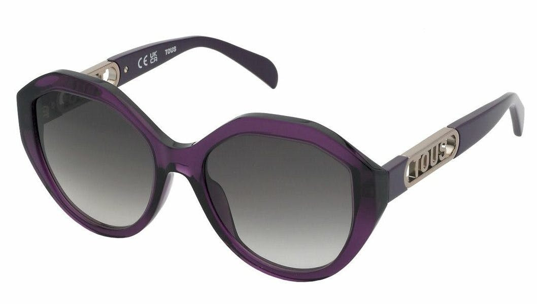 Gafas de sol Stob90 metal con lentes degradadas morado-rosa