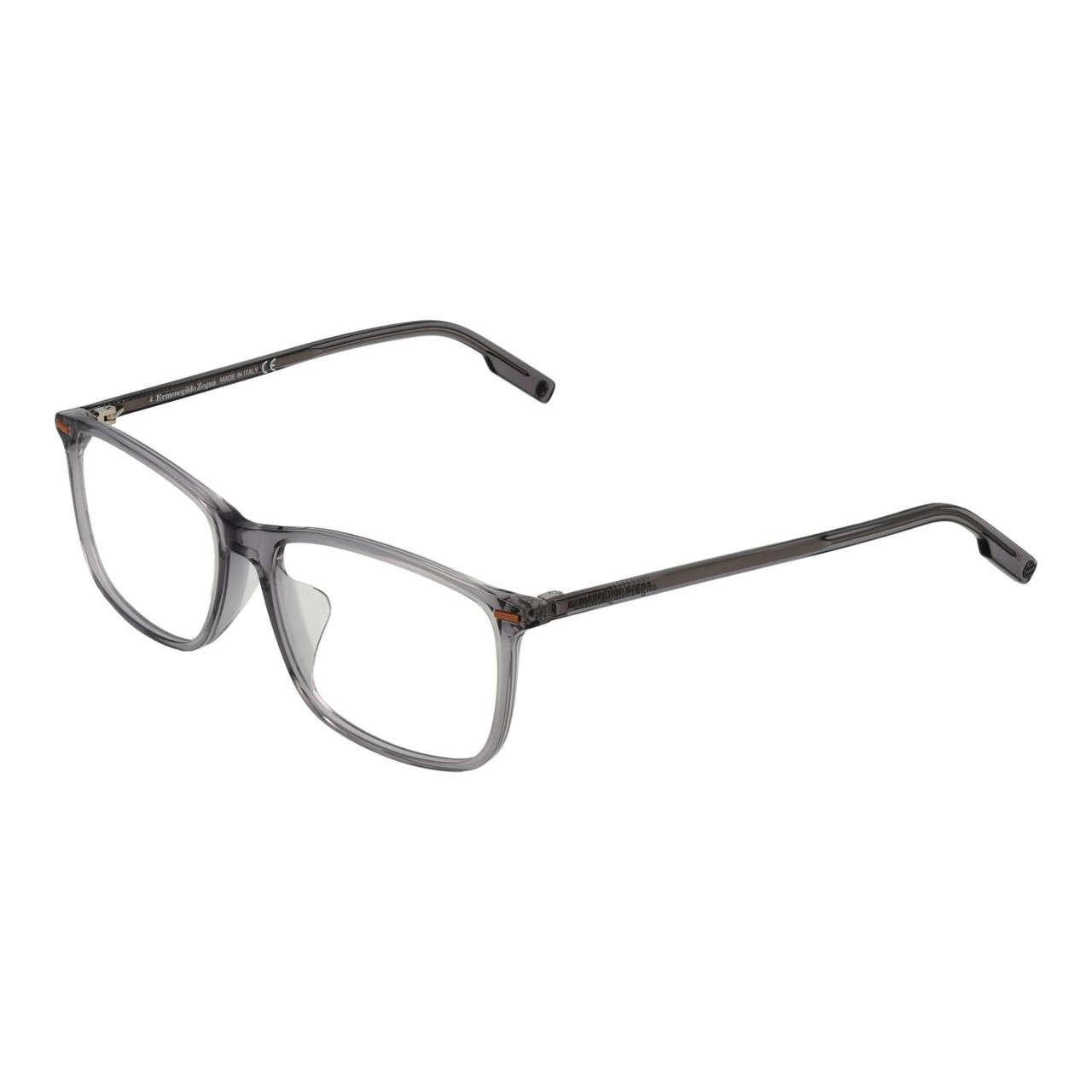 Montura óptica rectangular gris en acetato EZ5236-F