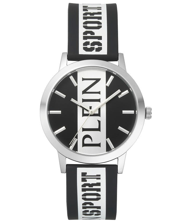 Legend Lady Watch Stainless Steel Case Silicone Strap