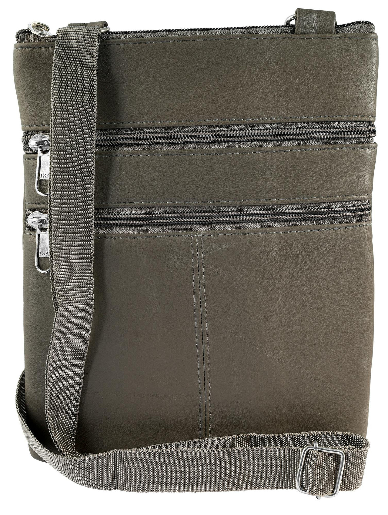 Bolso de cuero genuino con correa ajustable