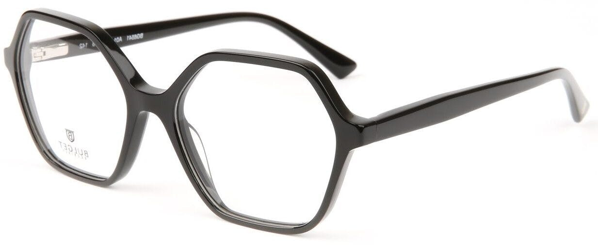 Montura óptica BG6541 A01 acetato full-aro negro sin lentes