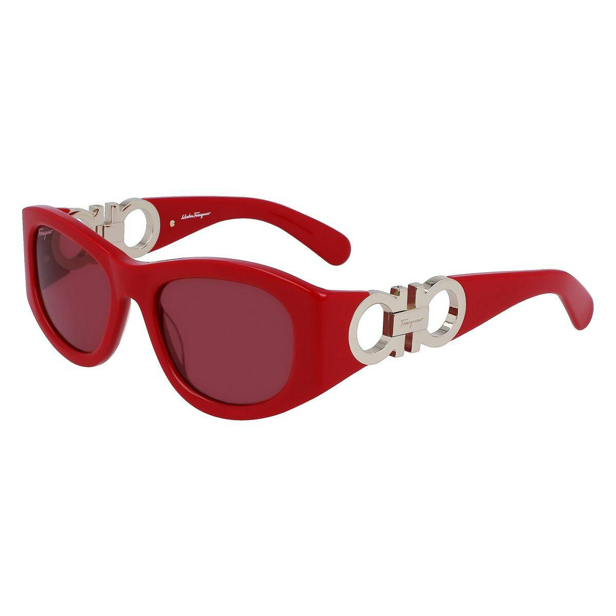 Gafas de sol SF1082S acetato rojo con lentes de policarbonato