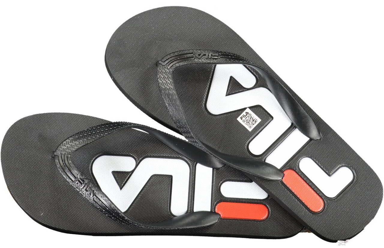 Chancletas negras de poliuretano para hombre