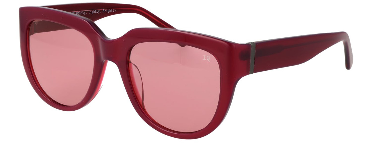 Gafas de sol panto en acetato con lentes moradas