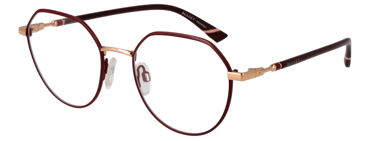 Rectangular metal optical frame gold BG1761