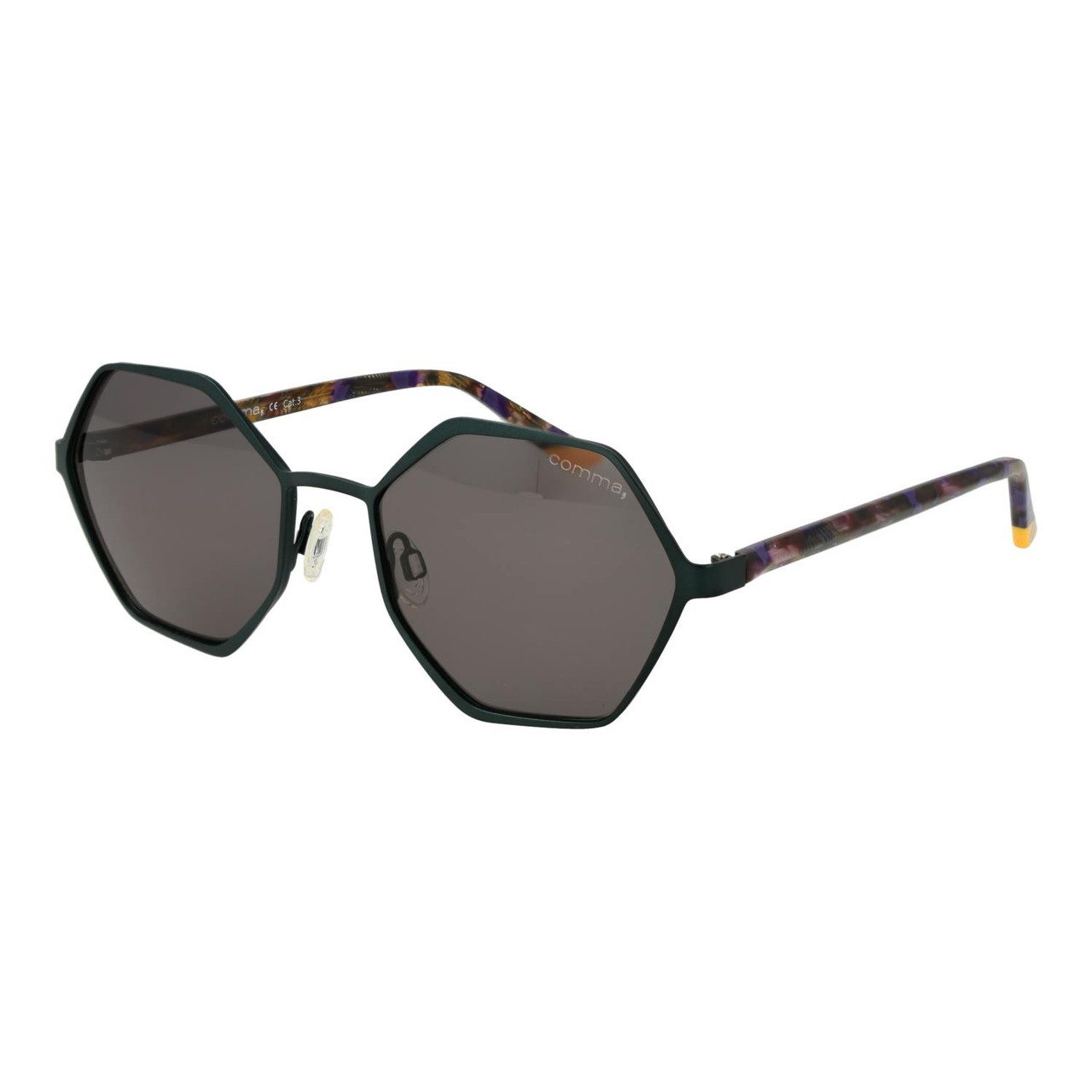 Gafas de sol 77219 montura metal y acetato lentes azules