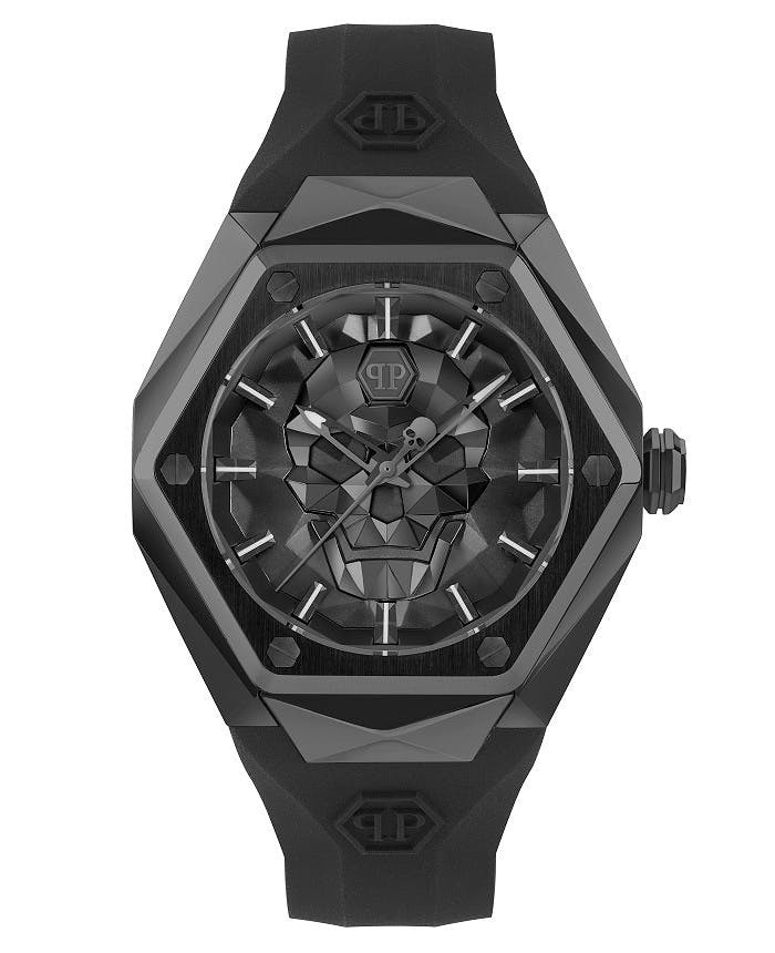 Reloj The Skull Spikes caja acero correa silicona