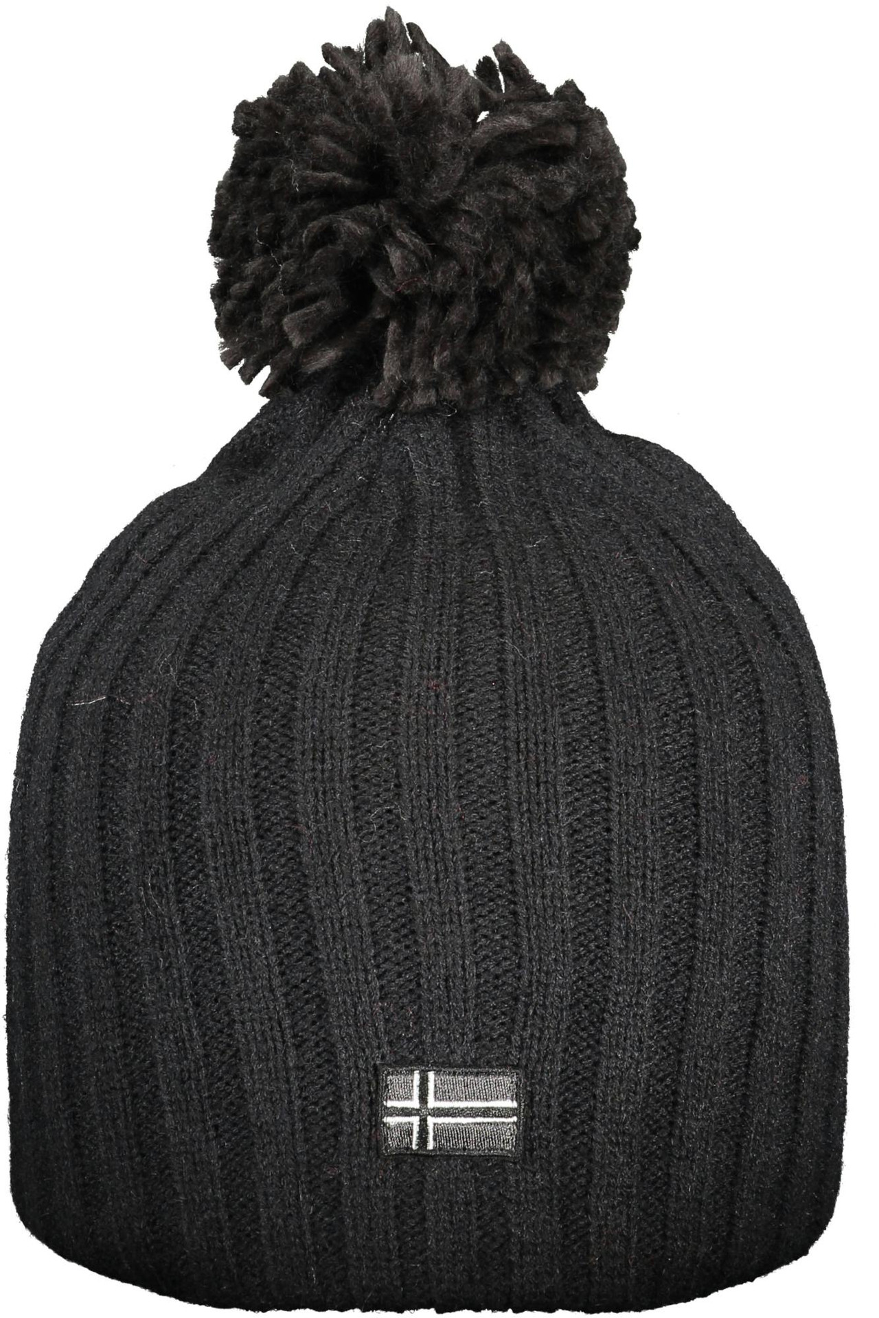 Gorro con pompón en acrílico y poliéster