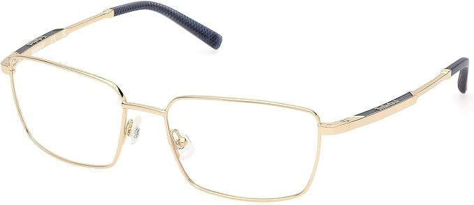 TB50005 rectangular metal optical frame gold finish