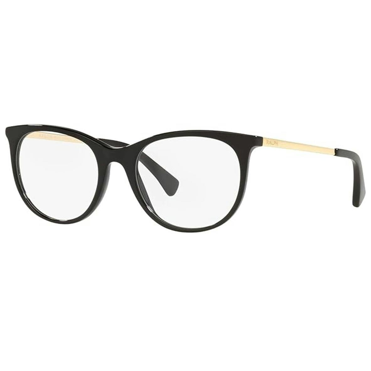 Black plastic unisex optical frame with 51 mm lens width
