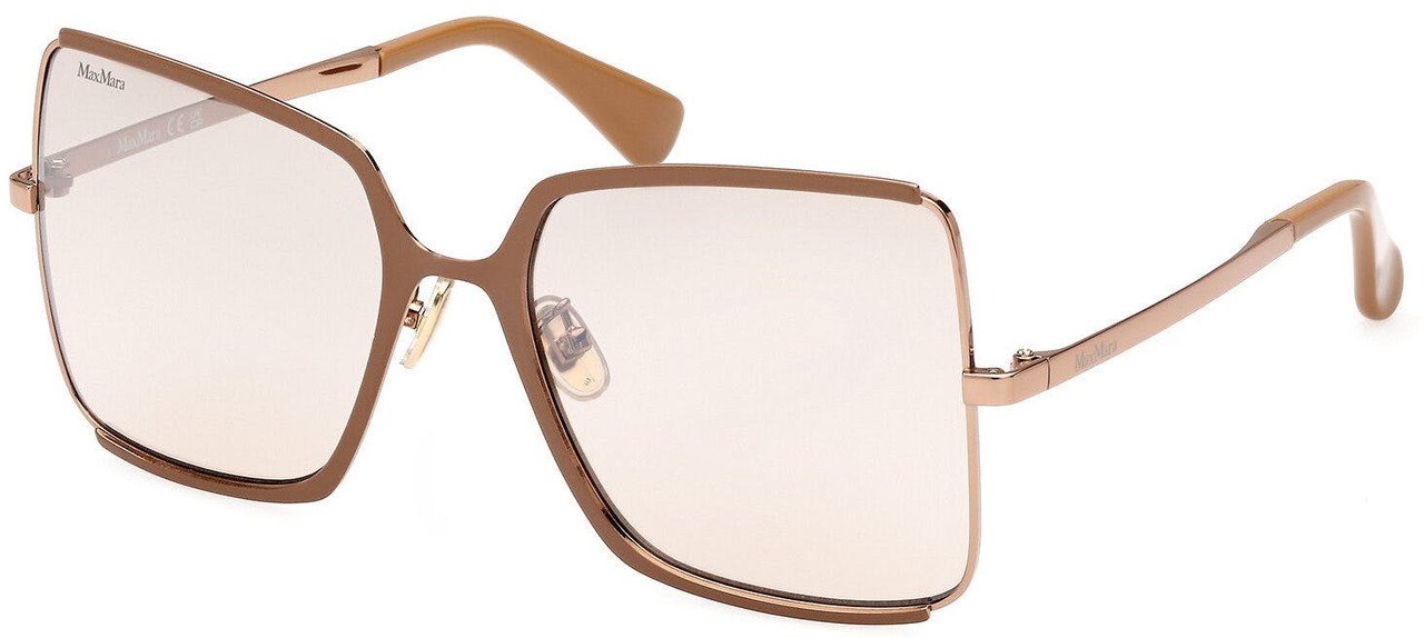 Gafas de sol MM0070-H montura metálica lentes degradadas marrón
