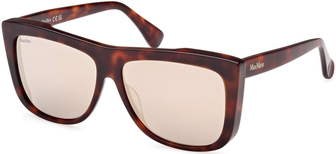 Gafas de sol MM0066 acetato marrón con lentes espejadas