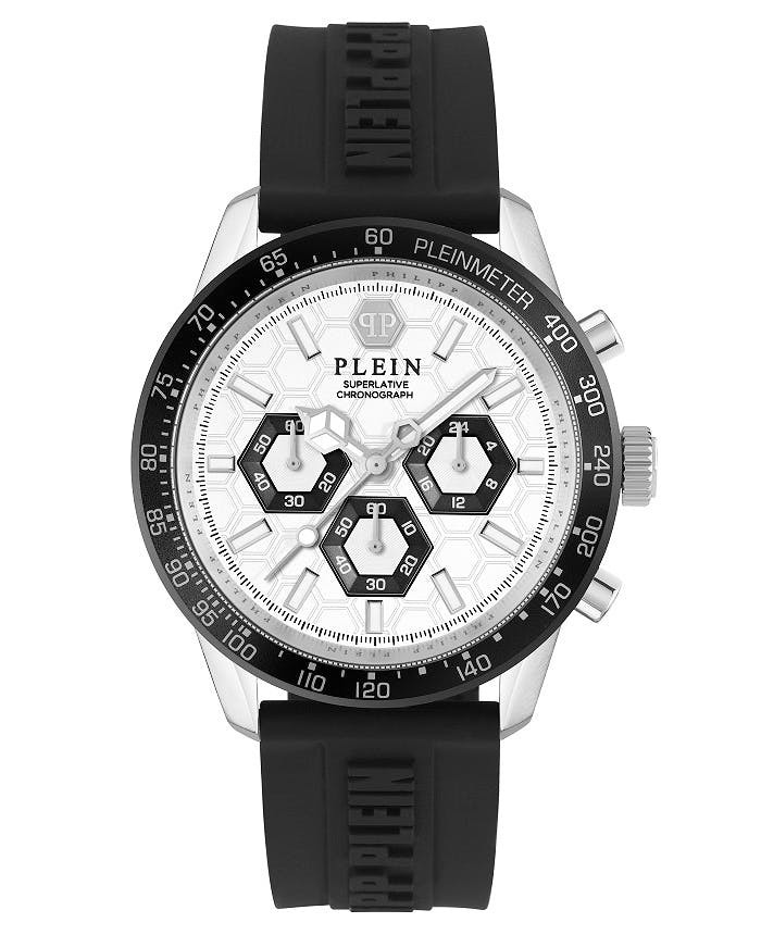 Reloj Pleinmeter Crono en Acero con Correa de Silicona