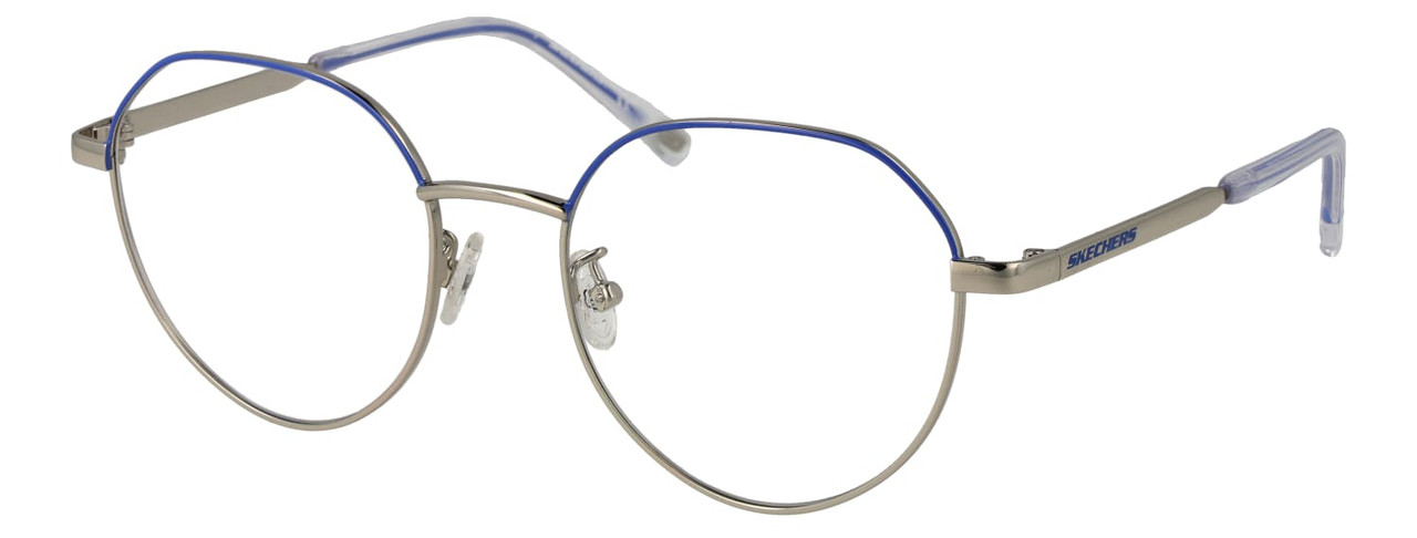 SE50017-D 010 optical frame metal full rim silver
