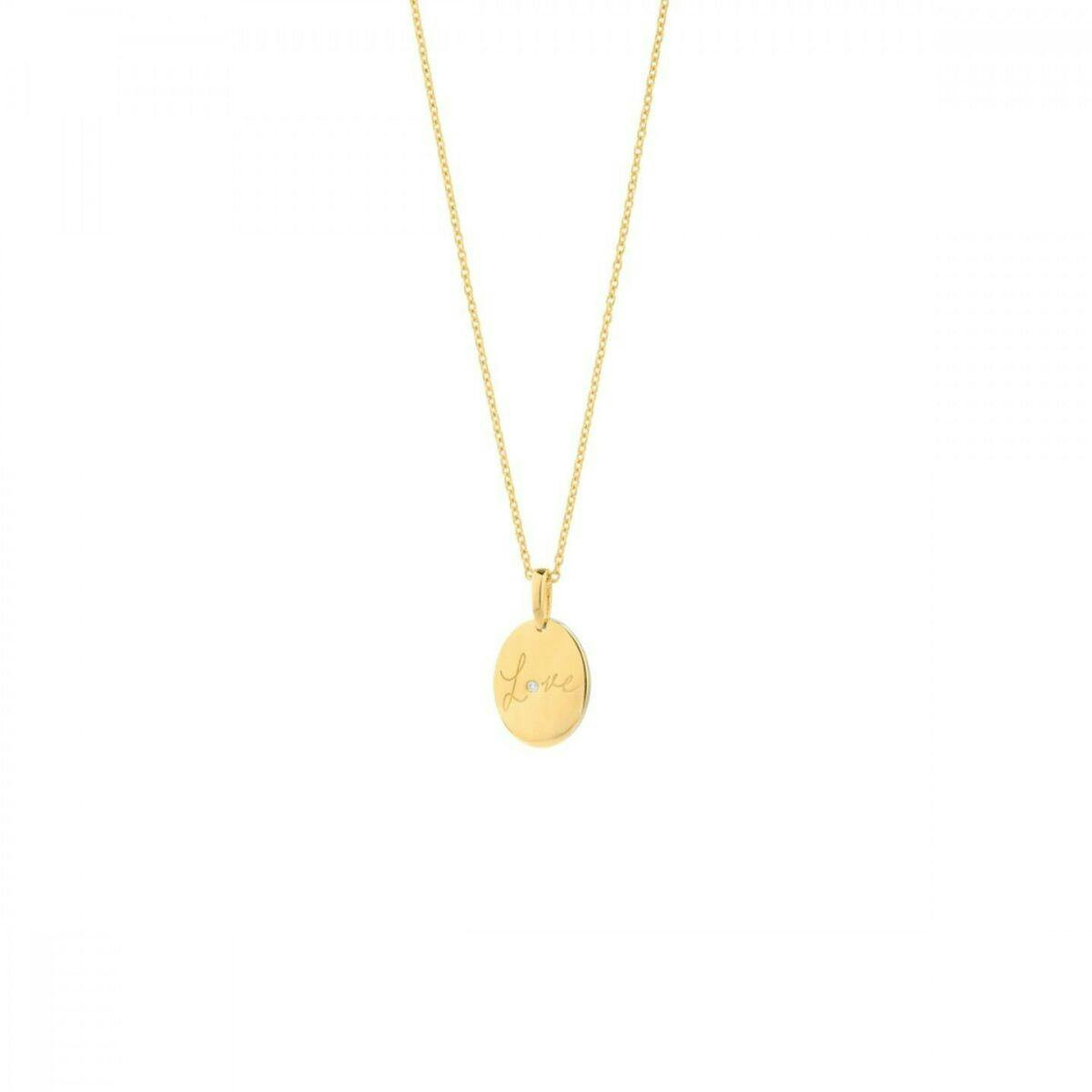 Women's necklace 42 cm sterling silver with lobster clasp