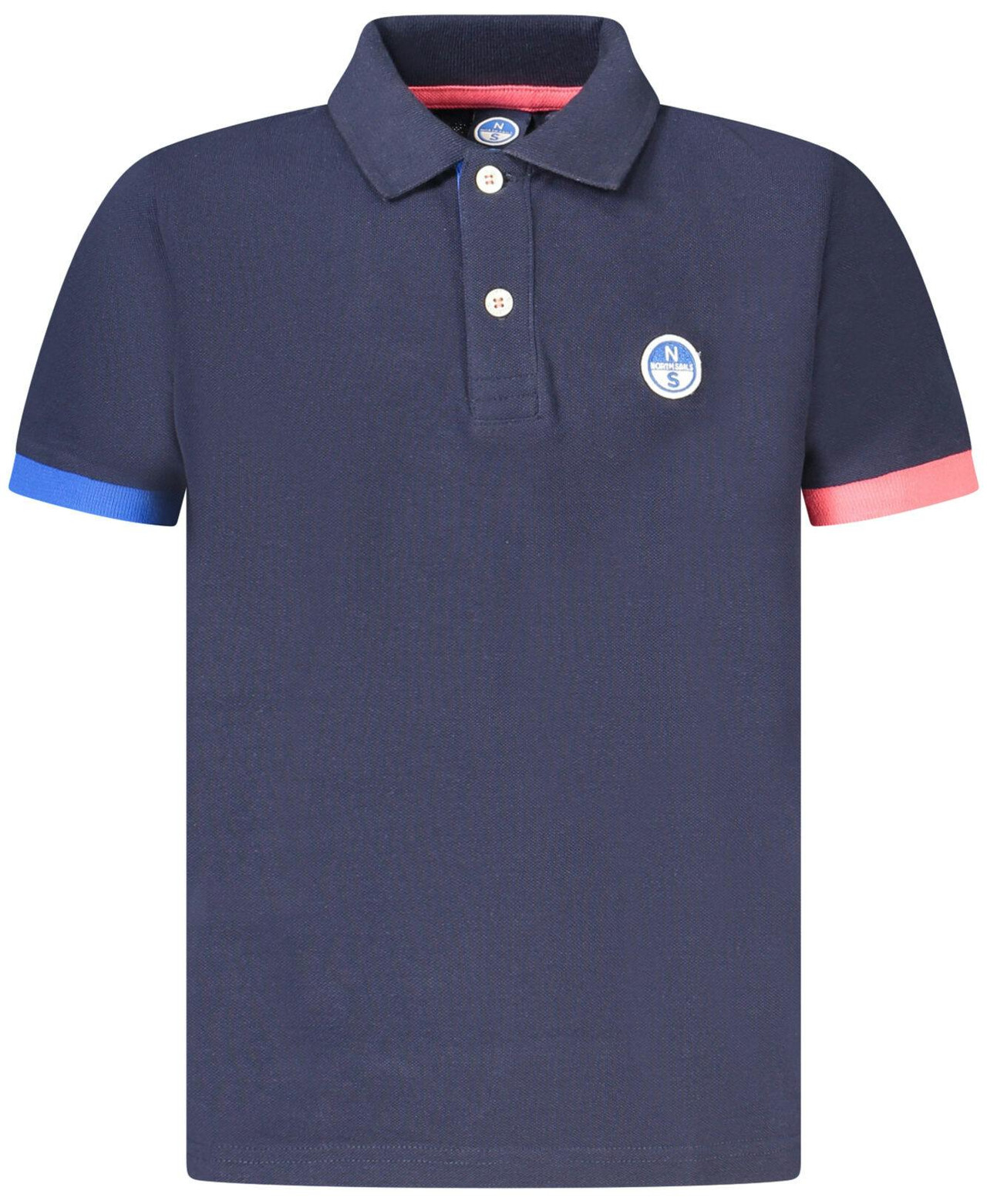 Polo infantil de algodón azul marino