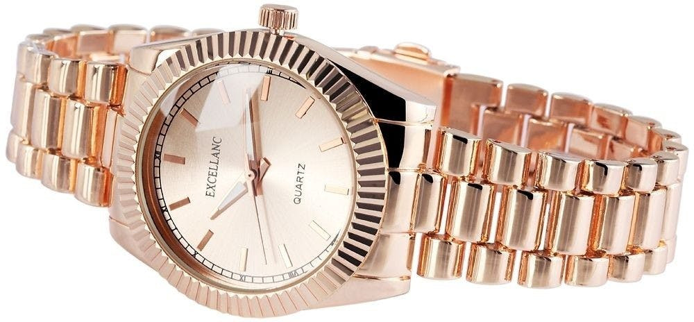 Reloj mujer brazalete metal esfera dorada