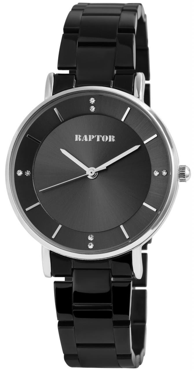 Women's analog watch with stainless steel bracelet