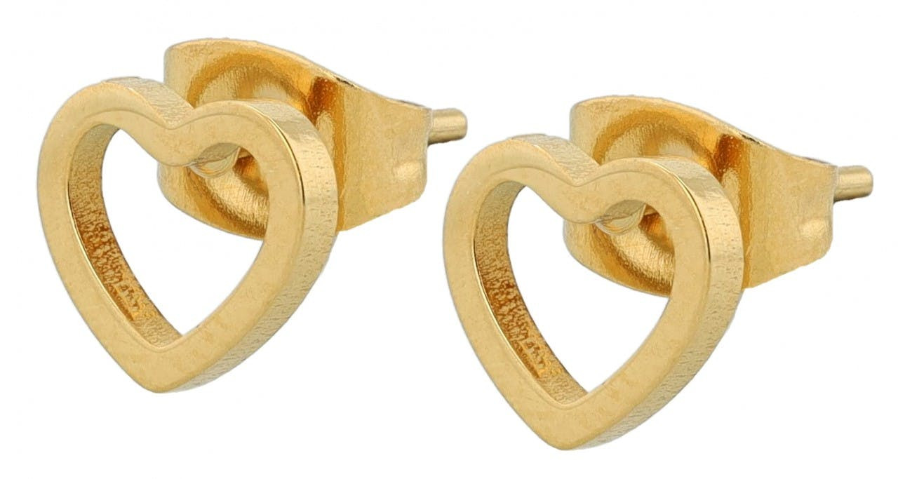 Heart stainless steel earrings