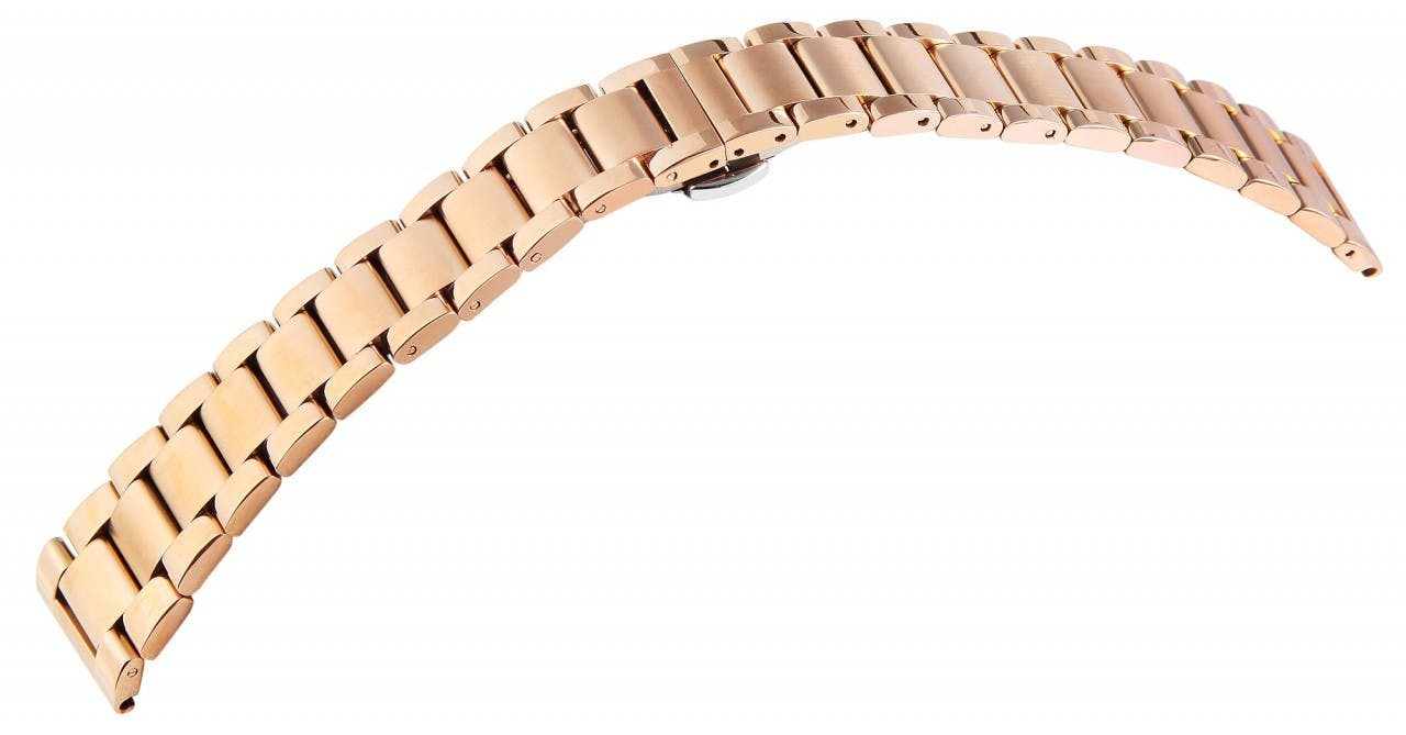 Stainless steel rose watch bracelet 24 mm