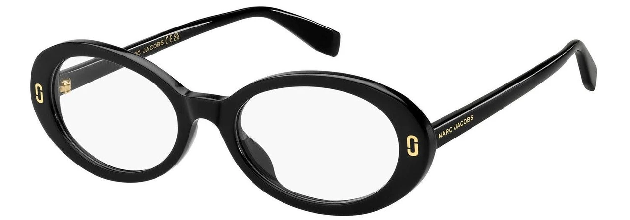 Acetate black eyeglass frame model MJ 1132/G