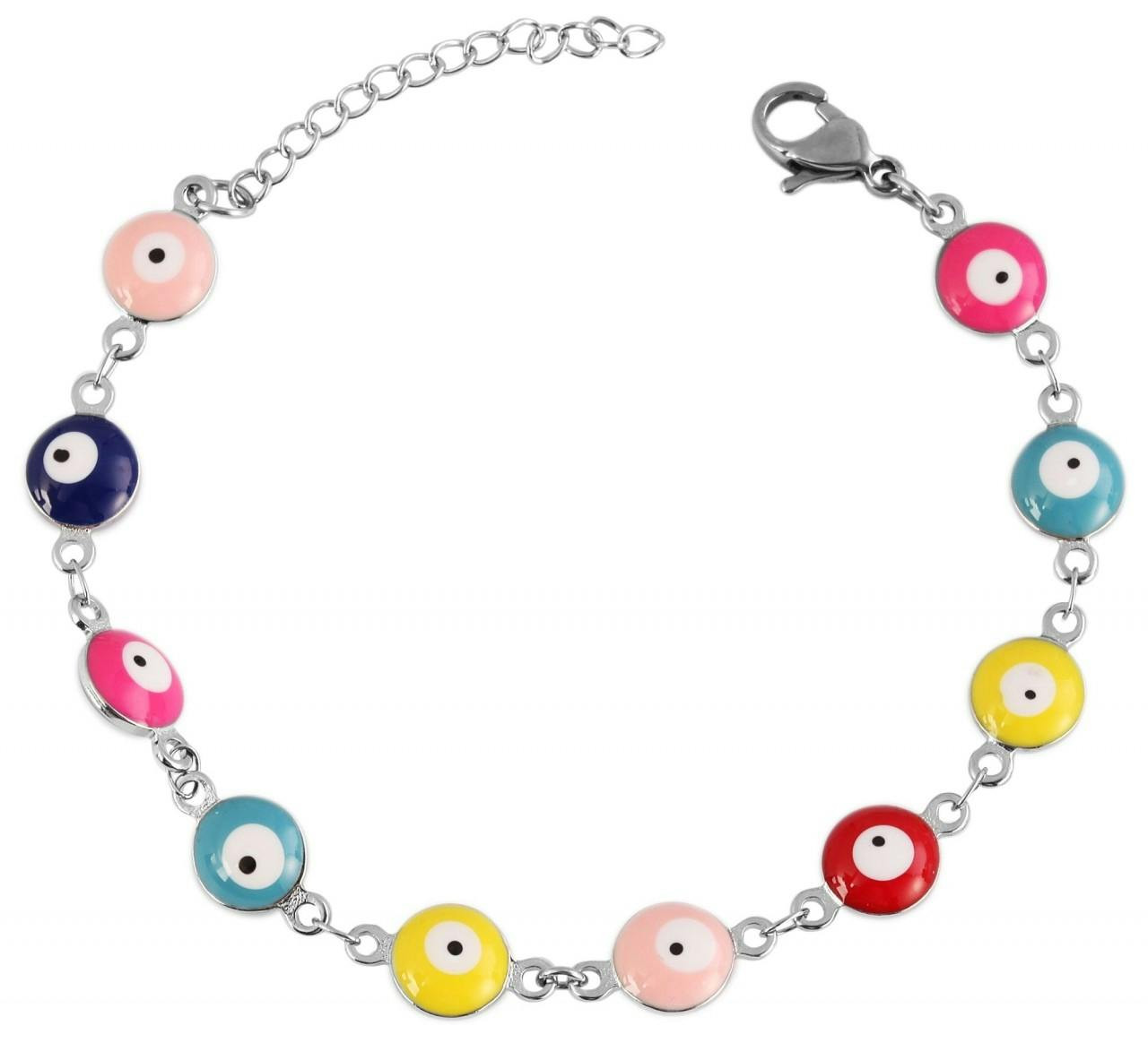 Evil Eye Stainless Steel Bracelet
