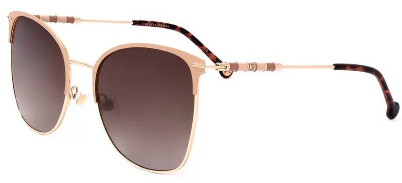 Gafas de sol mariposa montura metálica dorada