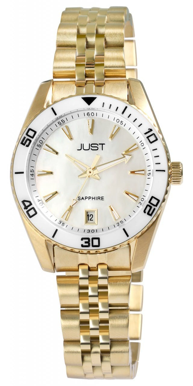 Reloj de mujer Levana en acero inoxidable con esfera de nácar
