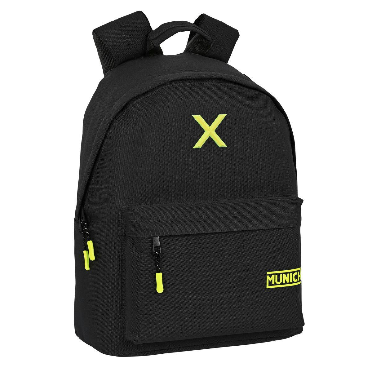 Mochila Casual Munich munich basicos Preto (31 x 41 x 16 cm)