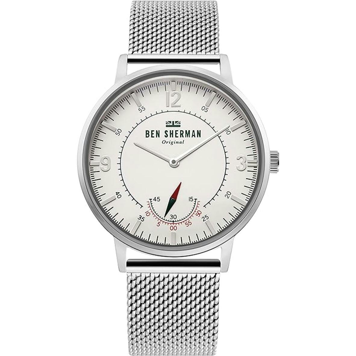 Reloj casual acero inoxidable esfera blanca