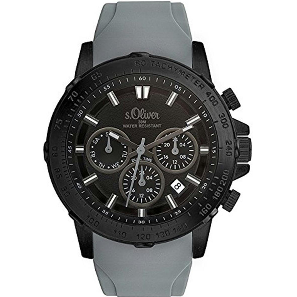 S.Oliver SO-3490-PM casual stainless steel watch