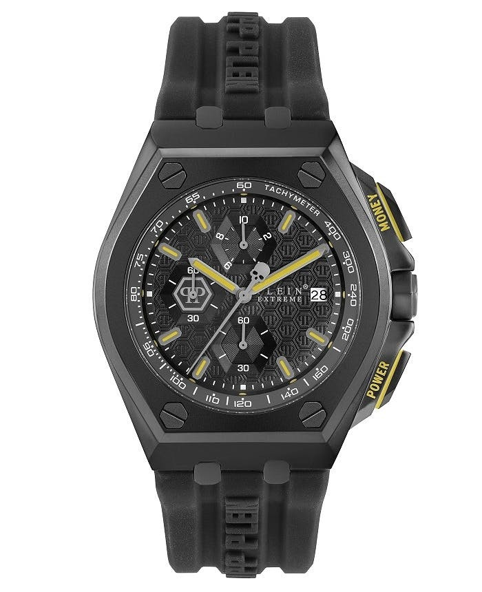Reloj casual PHILIPP PLEIN PWGAA0221 esfera y pulsera negras