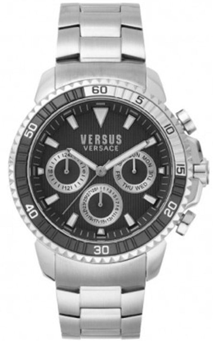 Versus By Versace VSPLO1521 stainless steel watch black dial