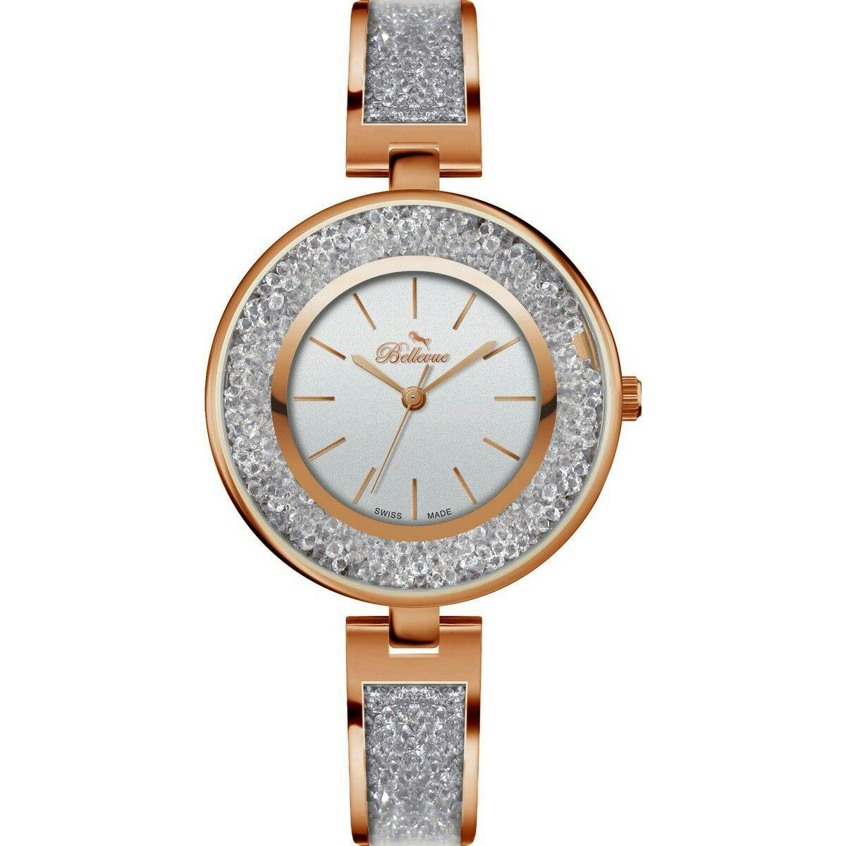 Reloj femenino Bellevue E.68 caja metálica 33 mm