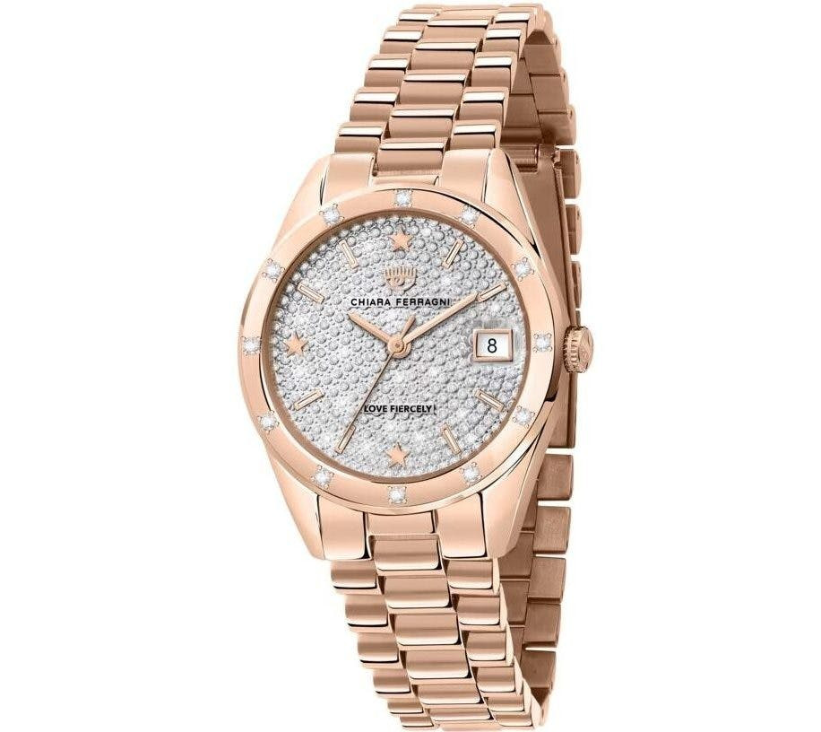 Reloj casual de acero inoxidable analógico
