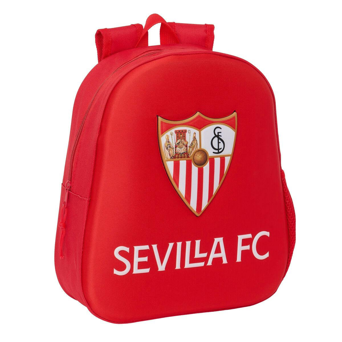 Mochila infantil 3D Sevilla Fútbol Club roja