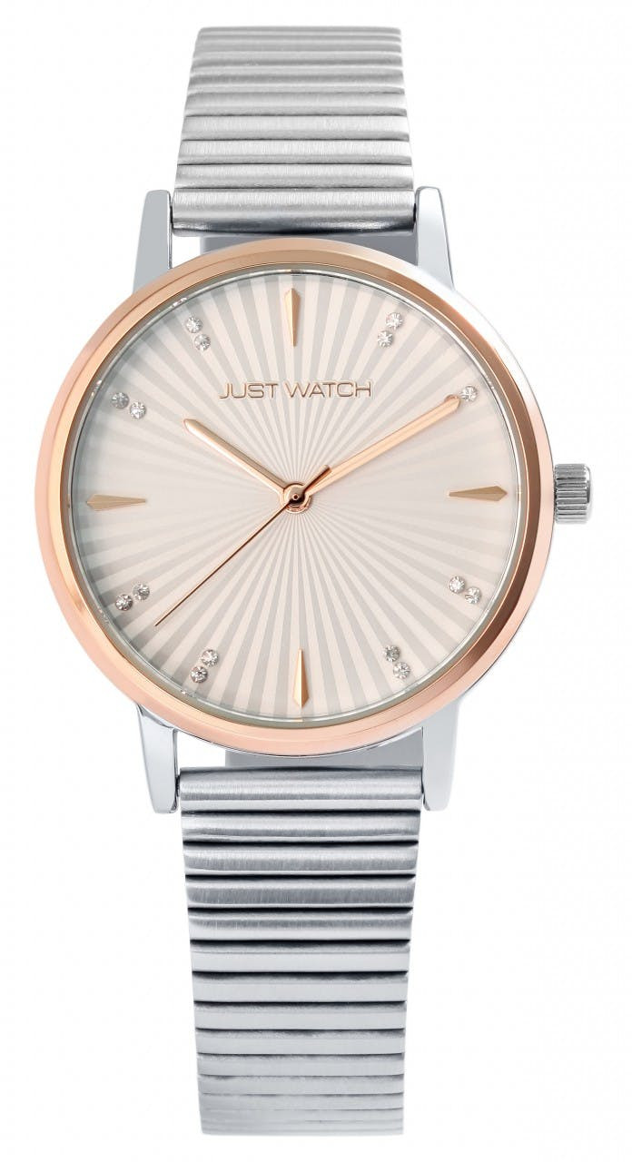 Reloj mujer analógico 3 agujas caja y pulsera acero inoxidable