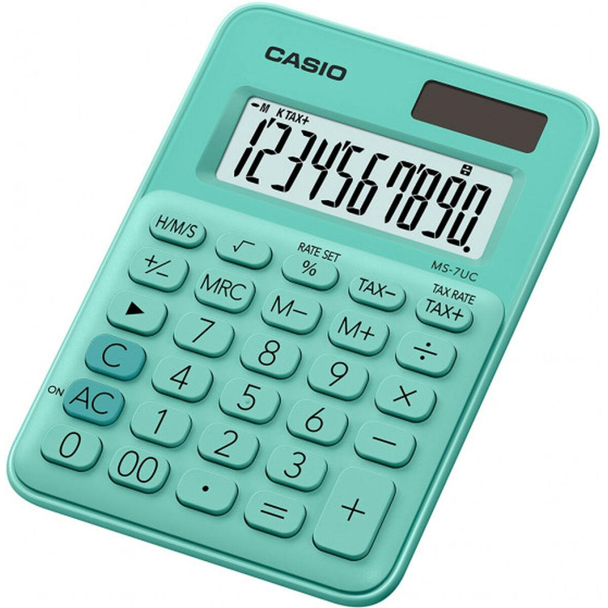 Calculadora de sobremesa MS-7UC-GN en plástico verde