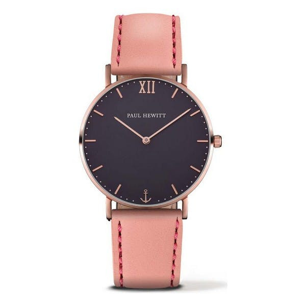 Analog stainless steel watch with stainless steel bracelet