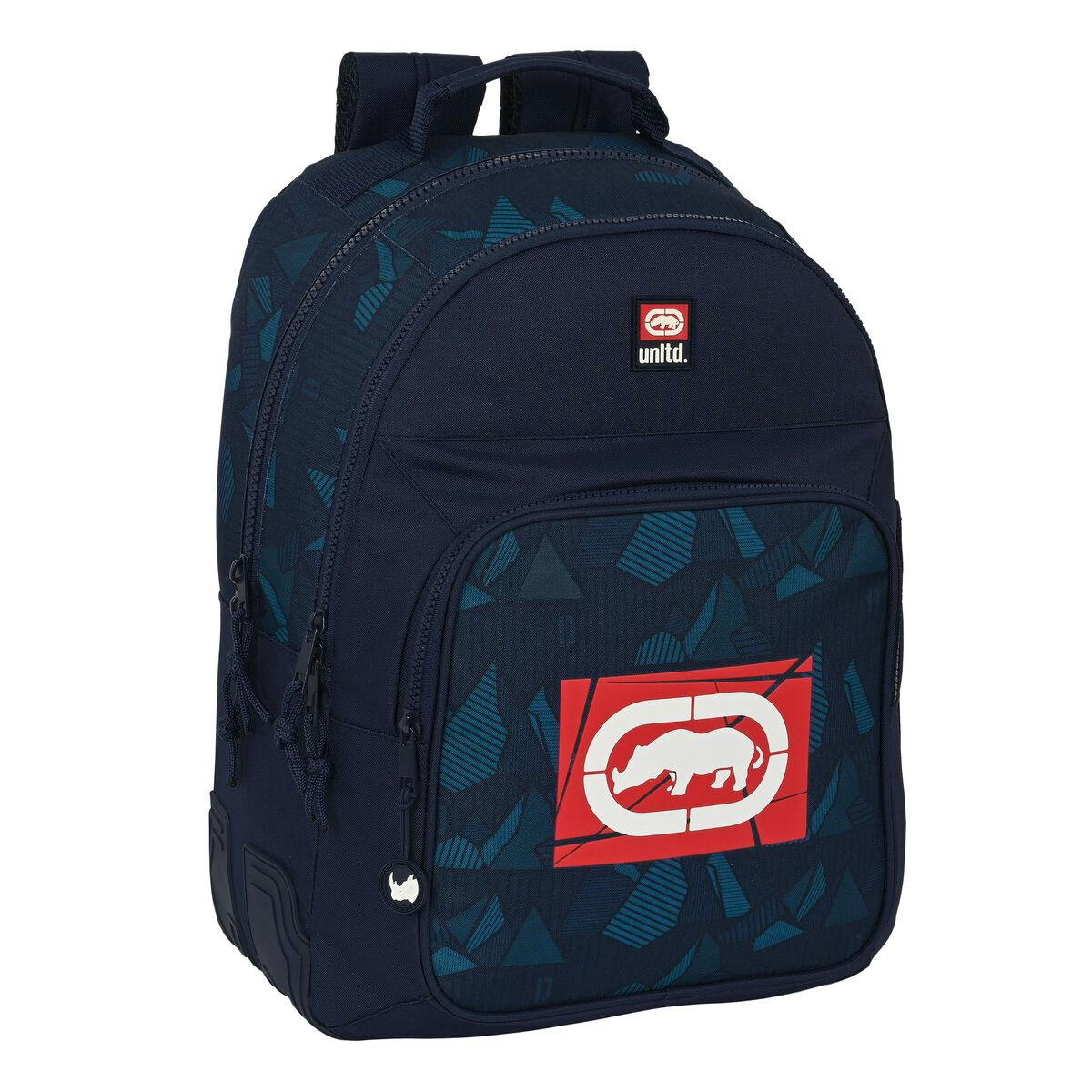 Mochila escolar Peaks con respaldo acolchado y bolsillo lateral para botella