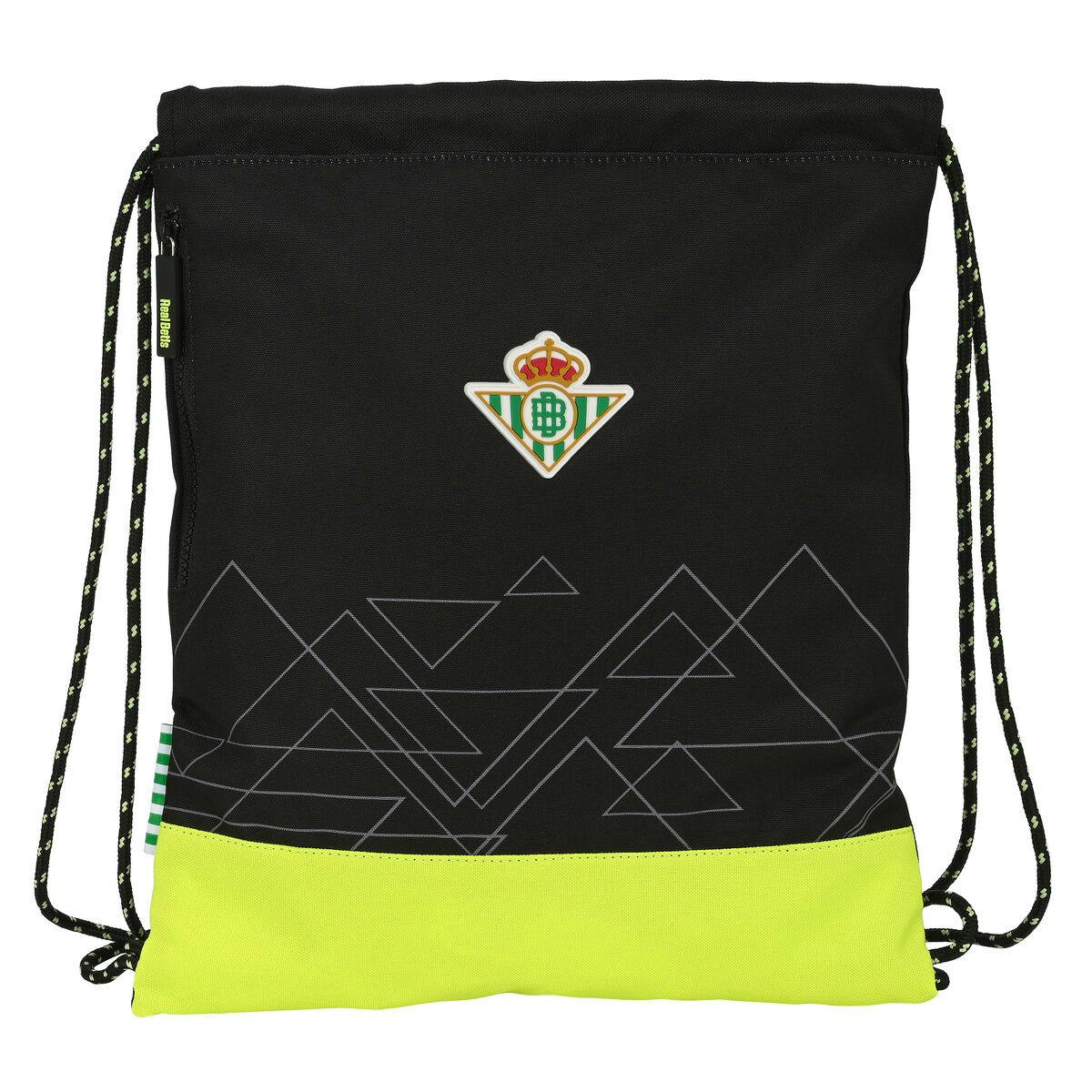Mochila saco Real Betis Balompié negro lima