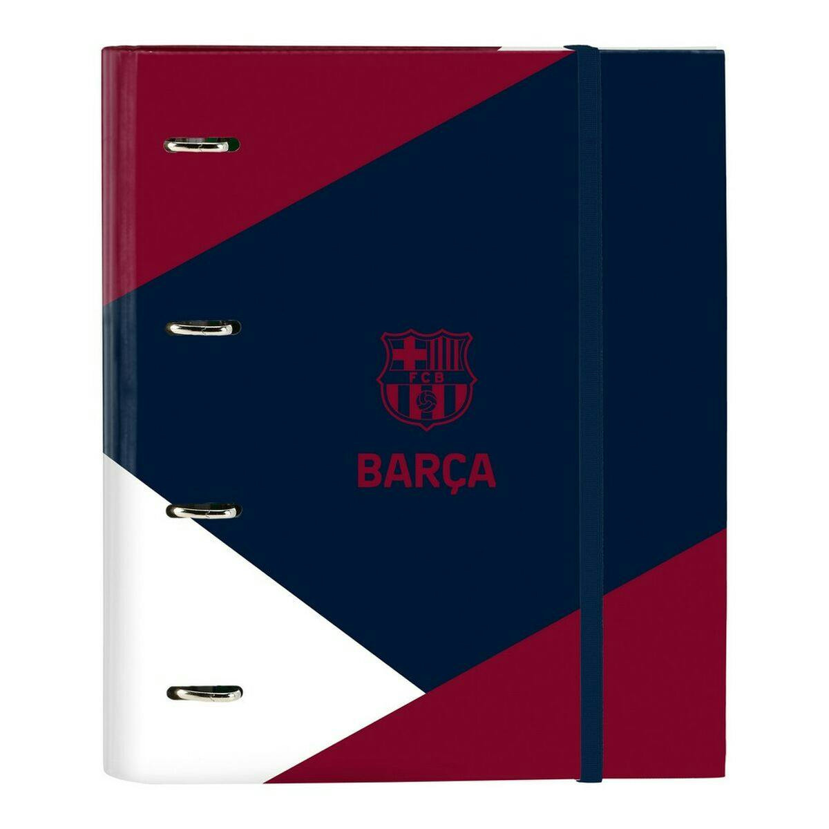 Carpeta A4 con anillas F.C. Barcelona tapa dura 4 anillas