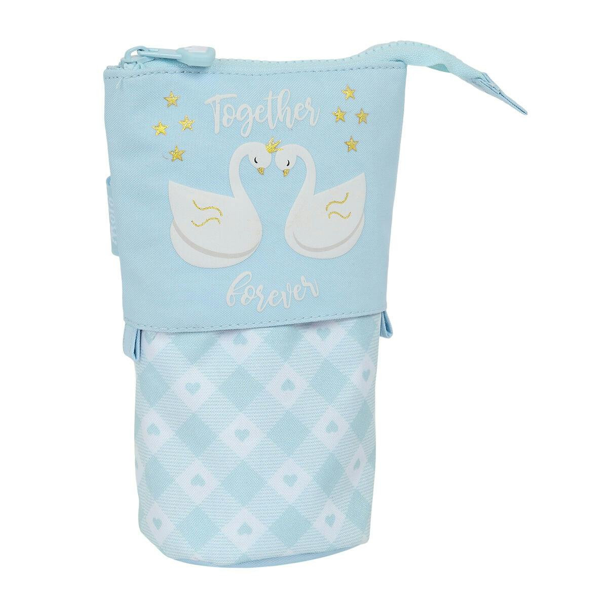 Estuche Glow Lab Cisnes Azul Claro