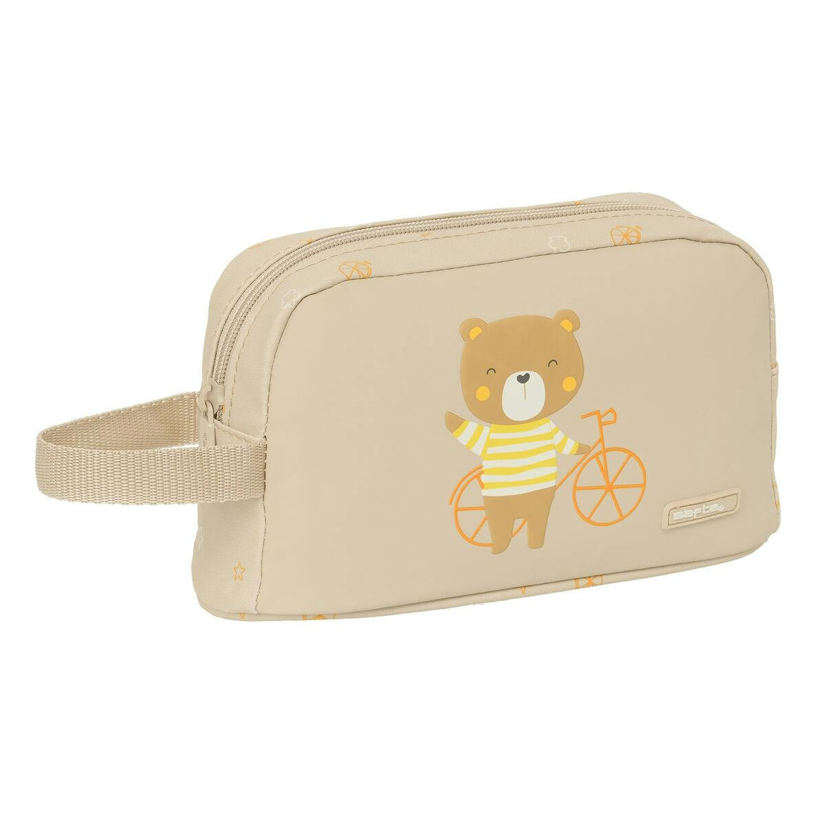 Thermal lunch bag bear beige