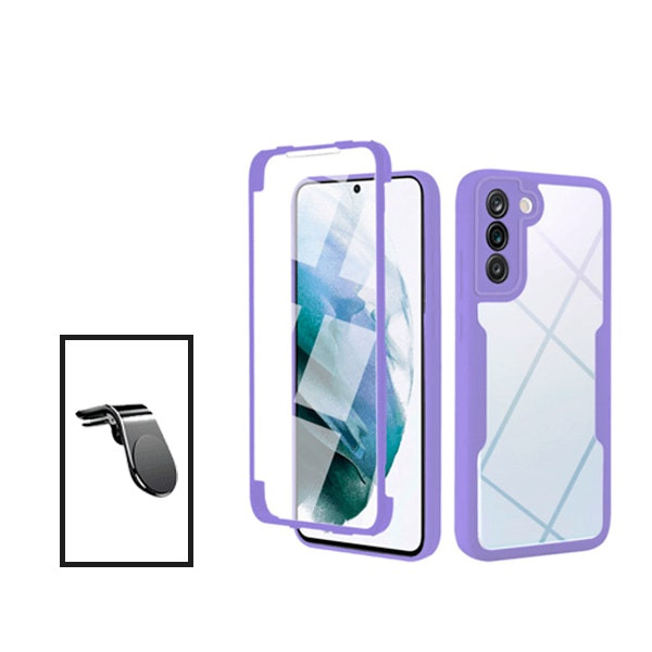 360° Shockproof Case with Magnetic Holder for Samsung Galaxy S21 FE 5G
