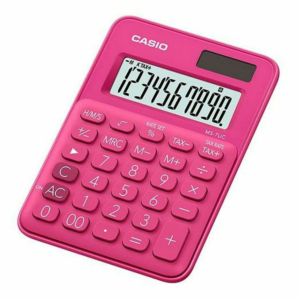 Calculadora de sobremesa MS-7UC-RD rojo