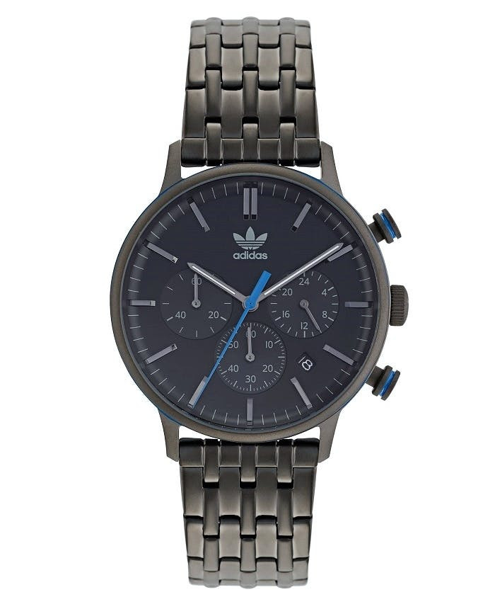 Stainless steel chronograph watch