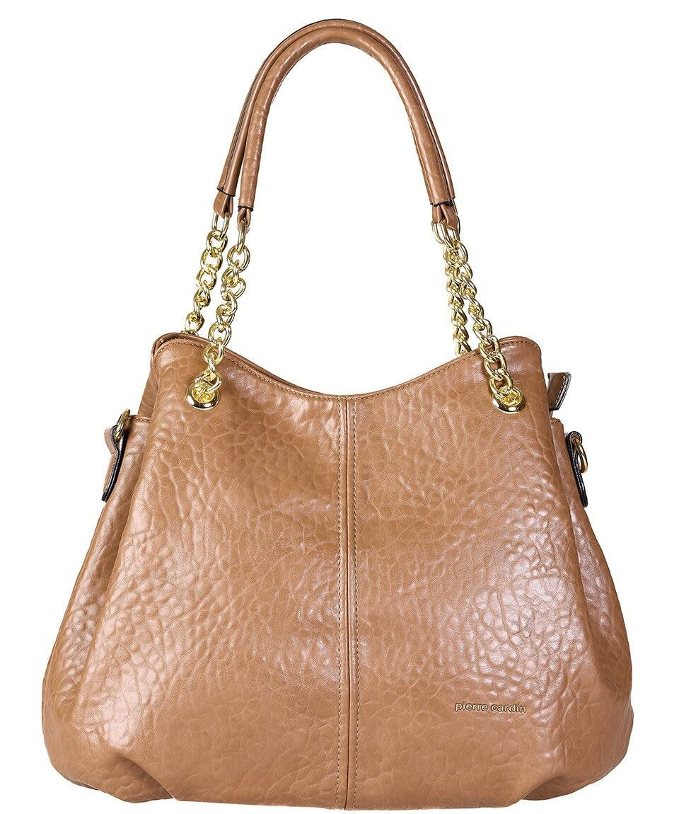 Bolso bandolera en cuero sintético gris