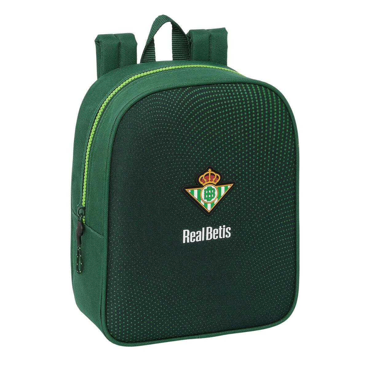 Mochila escolar con ruedas Real Betis Balompié verde