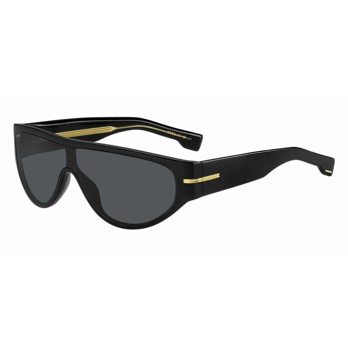 Gafas de sol para hombre en acetato con lentes grises UV400